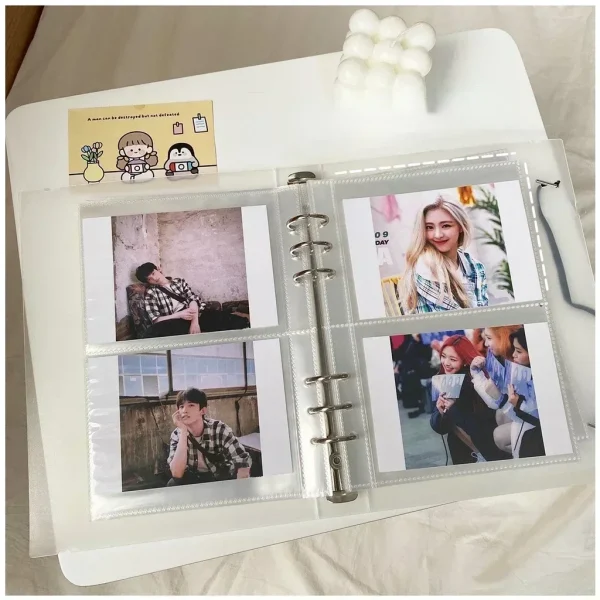 1-4 Grids Multi-Pockets Photo Card Binder Inner Pages A5 Kpop Photocards Sleeves Photo Album Page Protector Cards Sleeve Sheets  3