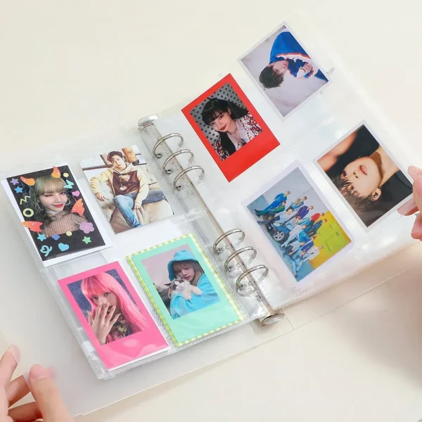 1-4 Grids Multi-Pockets Photo Card Binder Inner Pages A5 Kpop Photocards Sleeves Photo Album Page Protector Cards Sleeve Sheets  5