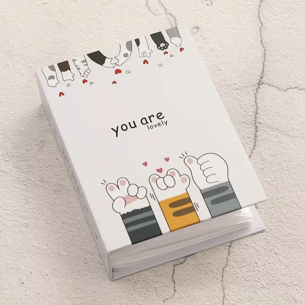 6-inch 100 Pockets Plastic Album Memorial Book Insert Recall Cute Good Time Family Photo Collection Book DIY Photocard 4