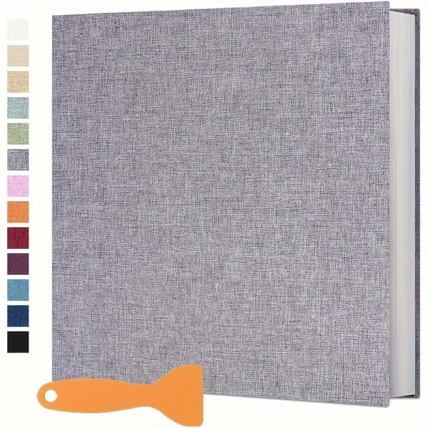 Solid Color Large Photo Album Self Adhesive Bookshelf Albums 20 Sheets/40 Pages Baby Family Anniversary Wedding Photo Storage 1