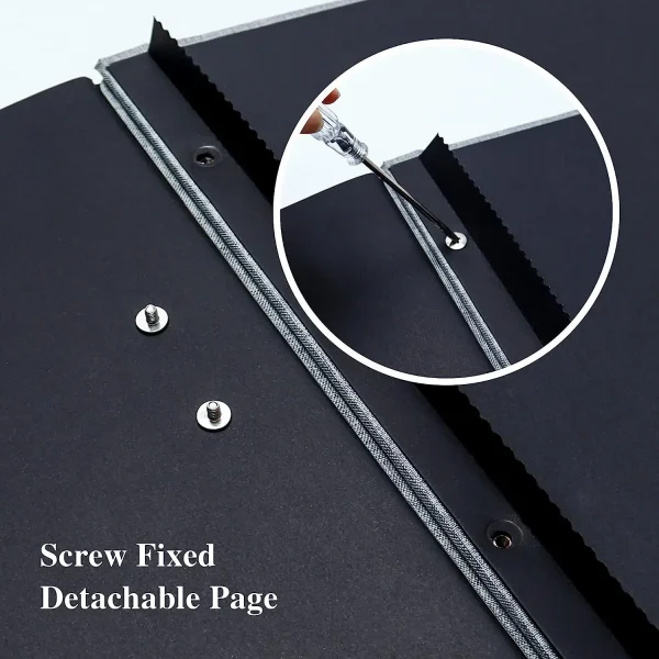 Solid Color Large Photo Album Self Adhesive Bookshelf Albums 20 Sheets/40 Pages Baby Family Anniversary Wedding Photo Storage 5