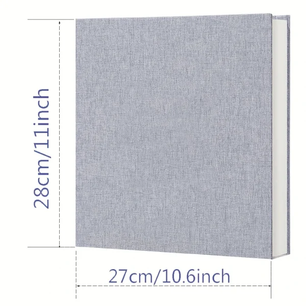 Solid Color Large Photo Album Self Adhesive Bookshelf Albums 20 Sheets/40 Pages Baby Family Anniversary Wedding Photo Storage 6