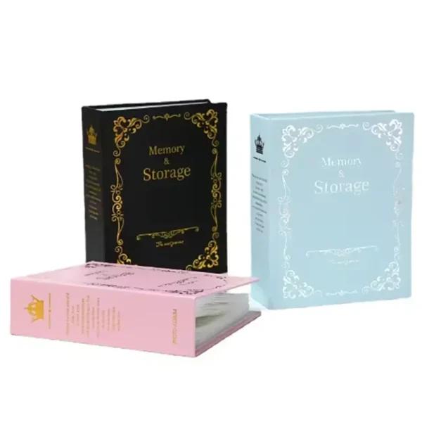 100 Pictures Pockets Gilded Photo Album 6 Inch Inters Photos Book Case Kid Memory Gift 1