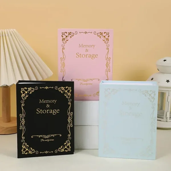 100 Pictures Pockets Gilded Photo Album 6 Inch Inters Photos Book Case Kid Memory Gift 2