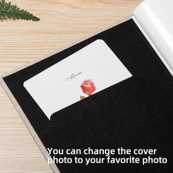 300 Pockets Linen Photo Album for 4x6 Photos Books Slip-in Picture Albums Wedding Baby Family Anniversary Photo Storage 4