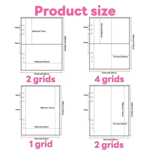 A5 High Definition Transparent Photo Album Kpop Idol PostCard Album Multi-Pockets Photo Card Binder Inner Pages Photocard Binder 2