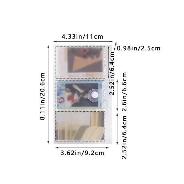 A Large Capacity Photo Album That Can Hold 240 Photos - Transparent Plastic and Vinyl Photo Organizer, Suitable for Photos 6