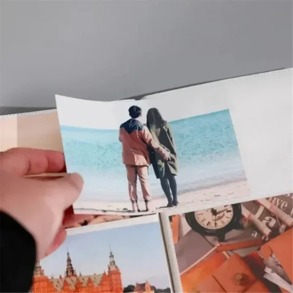 New Home 6 Inch Family 100Photos 10x15 Cm Image Art Photo Albums Interstitial Album Classic Retro Photo Album Collection 5