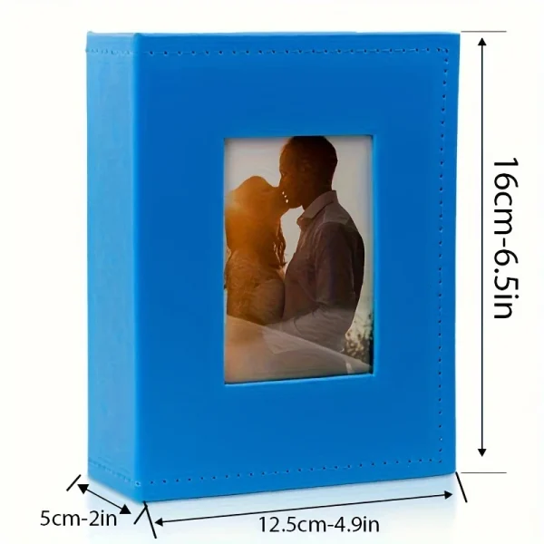 Premium Leather album - holds up to 100 4X6 "photos with front window for family, wedding and baby photos 2