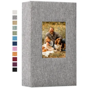 Linen Photo Album 300 Pockets for 4x6 Photos Books Slip-in Picture Albums Wedding Baby Family Anniversary Photo Storage 1