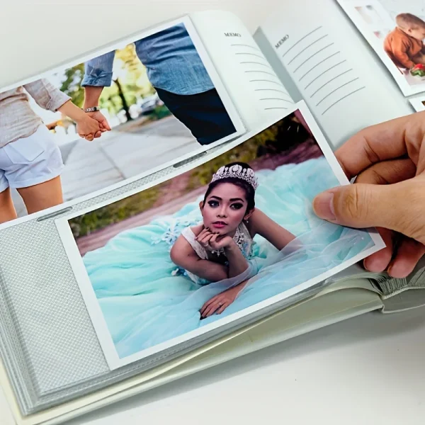 6-inch 200 card slot cartoon gold storage album 6