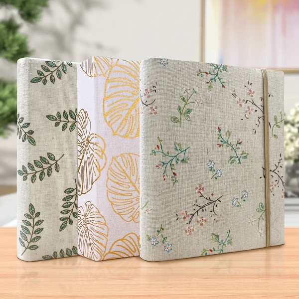 6 inch 200 Pockets Children's Family Photo Album Japanese Tethered Album DIY Scrapbook for Anniversary Memory Wedding Travelling 1