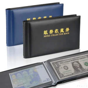 30 Pages Paper Money Collection Album Collection Pockets Loose Leaf Sheet Creative Money Banknote Protective Bag for Collector 1