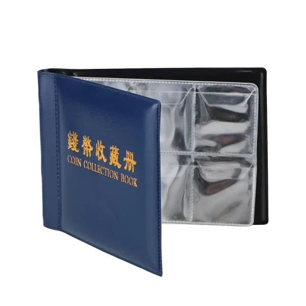 Coin Collection Book Coin Storage Bag Gifts 60 Pockets Stamp Album 2