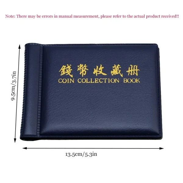 Coin Collection Book Coin Storage Bag Gifts 60 Pockets Stamp Album 6