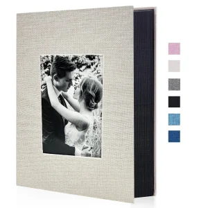 1PCS Linen cover 4x6 Photo Album 200 Pockets Slip-in Design Protects Photos Travel photos 1