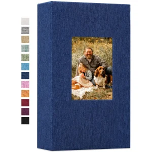 300 Pockets Linen Photo Album for 4x6 Photos Books Slip-in Picture Albums Wedding Baby Family Anniversary Photo Storage 1