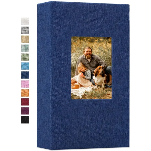 300 Pockets Linen Photo Album for 4x6 Photos Books Slip-in Picture Albums Wedding Baby Family Anniversary Photo Storage 1