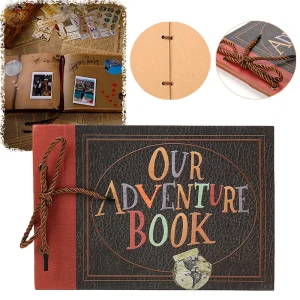 DIY Handmade Photo Album Scrapbook Our Adventure Book Retro Kraft Album Anniversary Wedding Memory Mother's Day Gift 1