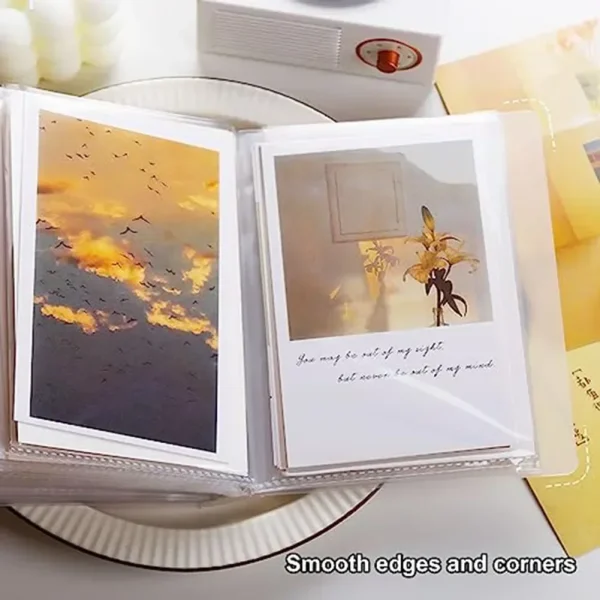 A6 Waterproof Clear Photo Album Information Bookle With 40 Pockets Large Capacity For Photos Cards Sticker Home Office Organizer 5