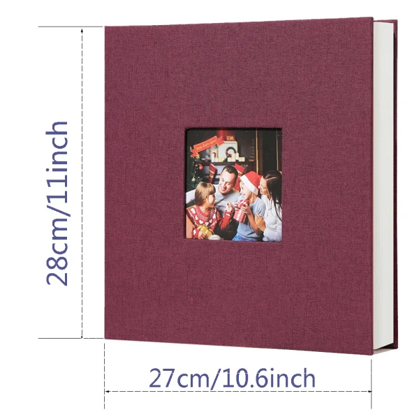 Large Photo Album Self Adhesive 20 Sheets/40 Pages DIY Bookshelf Album for Baby Family Anniversary Wedding Photo Storage 6