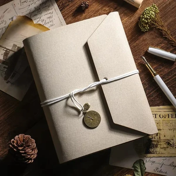 Photo Album LeatherDIY Retro Lovers Memory Book Commemorative Kraft Paper Film Commemorative Envelope Storage Self Adhesive Gift 4