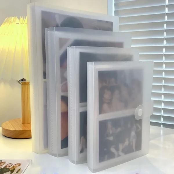 3/4/5/6/7 Inch 80/160 Slots Transparent Photo Album Idol Photocard Holder Collect Book Creative Photo Albums Picture Card Holder 1