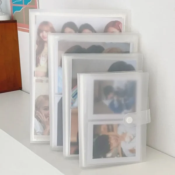 3/4/5/6/7 Inch 80/160 Slots Transparent Photo Album Idol Photocard Holder Collect Book Creative Photo Albums Picture Card Holder 3