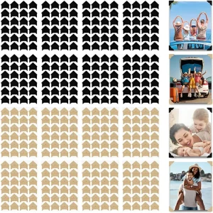 24-120PCS Corner Stickers DIY Vintage Corner Kraft Paper Stickers Scrapbook Self-Adhesive Photo Album accessories Corner Sticker 1