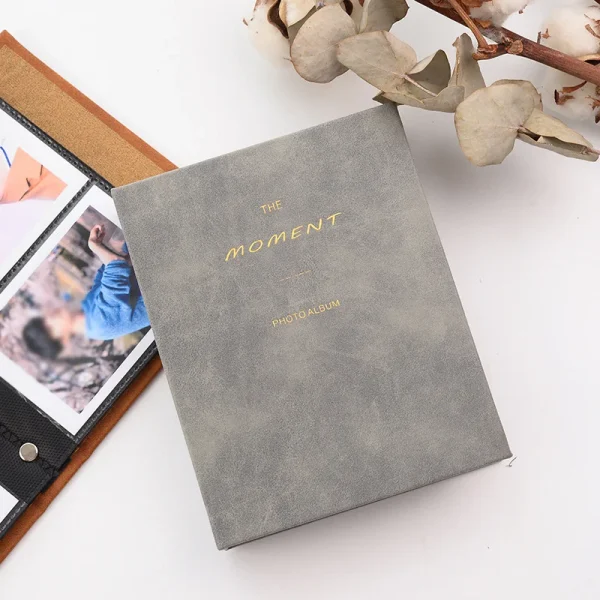 64 Pockets 3 Inch Mini Photo Album PU Leather Cover Photo Paper Book For Fujifilm Instax Mini 11 9 8 7s 90 70 LiPlay Camera Film 1