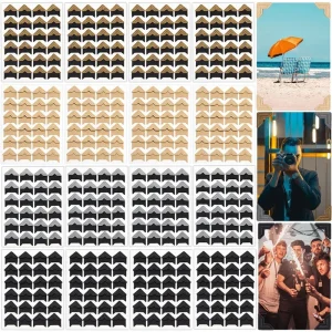 24/240pcs DIY Photo Album Scrapbook Corner Sticker Photo Albums Kraft Paper Stickers for Photo Picture Protect Decor Stickers 1