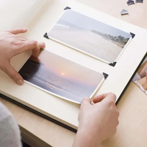 24/240pcs DIY Photo Album Scrapbook Corner Sticker Photo Albums Kraft Paper Stickers for Photo Picture Protect Decor Stickers 6