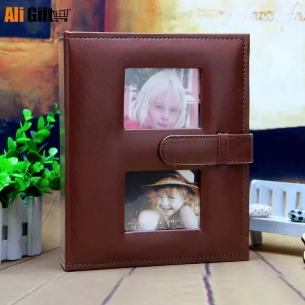 Leather Albums for Travel Photo Album Home Birthday Gift Gallery for Lover, Wedding and Birthday Gift, Fashion, 6 in, 200 Photos 4