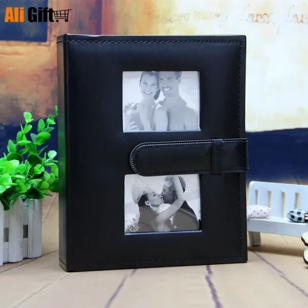 Leather Albums for Travel Photo Album Home Birthday Gift Gallery for Lover, Wedding and Birthday Gift, Fashion, 6 in, 200 Photos 5
