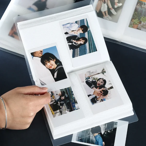 80 Pockets Photo Album 3 Inch Transparent Photocard Holder For Instax Mini Album Storage Collect Book Name Card Album De Fotos 2
