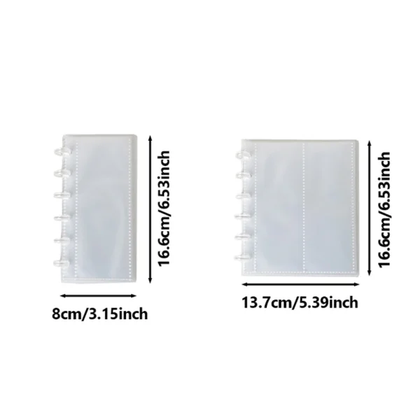 Ins Style Photo Sticker Album with 10 Inner Pages Minimalism Mini Album for Purikura Idol Strip of Four Photos Collection Book 6