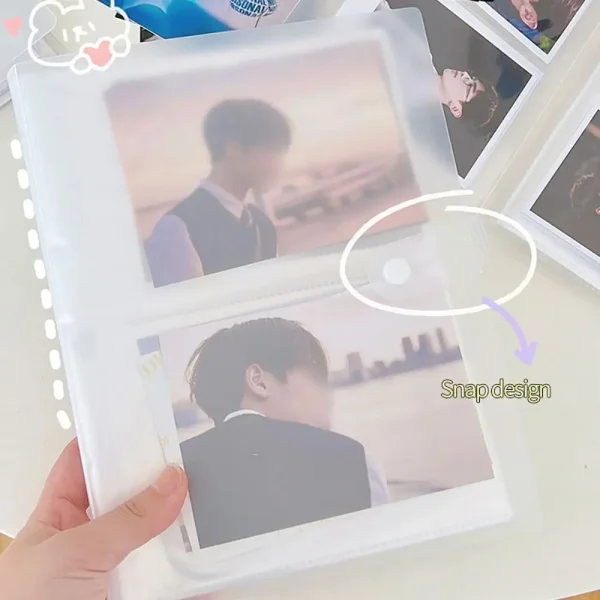 3/4/5/6 Inch 80/160 Slots Transparent Photo Album Idol Photocard Holder Idol Star Card Collect Book Creative Picture Card Holder 2