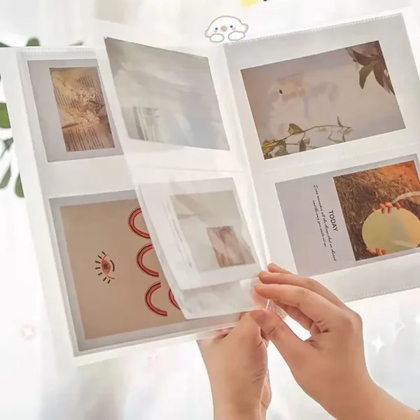 3/4/5/6 Inch 80/160 Slots Transparent Photo Album Idol Photocard Holder Idol Star Card Collect Book Creative Picture Card Holder 3