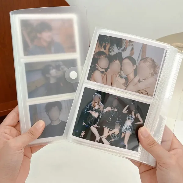 3/4/5/6 Inch 80/160 Slots Transparent Photo Album Idol Photocard Holder Idol Star Card Collect Book Creative Picture Card Holder 5