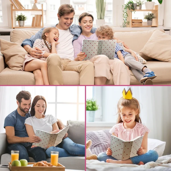 6 inch 100 Pocket Fresh little Floral Star album photo album children's album Scrapbook Mini Photo Album Picture Case DIY Book 6