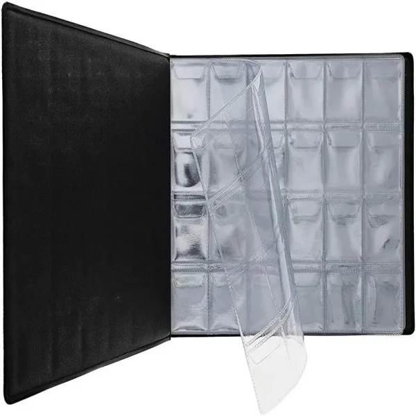 240 Pockets Coin Collection Holder PVC Penny Album Gifts Coin Collecting Album 10 Pages Coin Collection Book for Collectors 3
