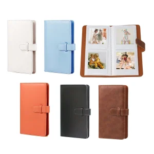 New 80 Pockets Retro PU Photo Album Fit For Instax Square Film For Fujifilm Instax Square SQ1 SQ6 SQ10 SQ20 SP-3 Printer Films P 1