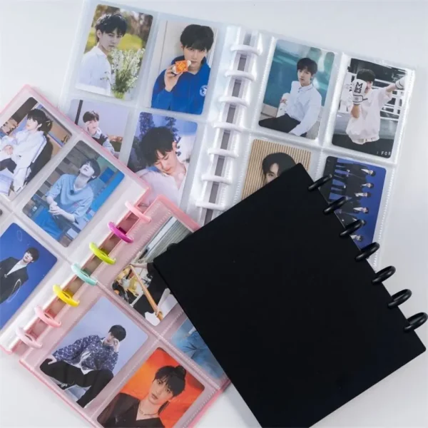 Multi-pockets 3 Inch Photo Album INS Style Idol Cards Collect Book Kpop Card Holder Loose-leaf Binder Photocard Holder 2