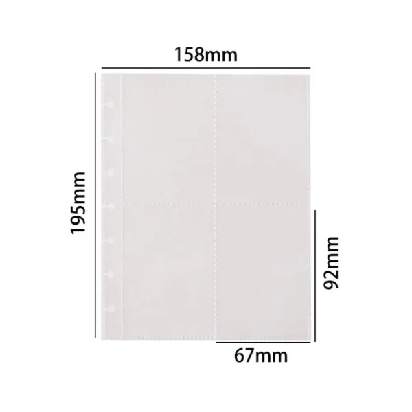 Multi-pockets 3 Inch Photo Album INS Style Idol Cards Collect Book Kpop Card Holder Loose-leaf Binder Photocard Holder 6