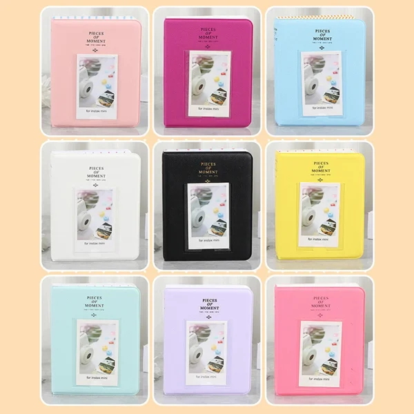 64 Pockets For Photo Album Mini Instant Picture Storage Case Stamps Tickets Organizer For Instax Mini Film Instax Wedding Photo 3