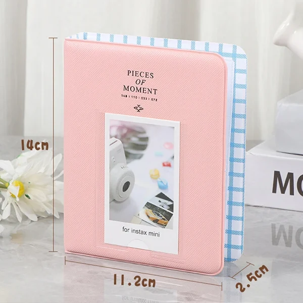 64 Pockets For Photo Album Mini Instant Picture Storage Case Stamps Tickets Organizer For Instax Mini Film Instax Wedding Photo 6