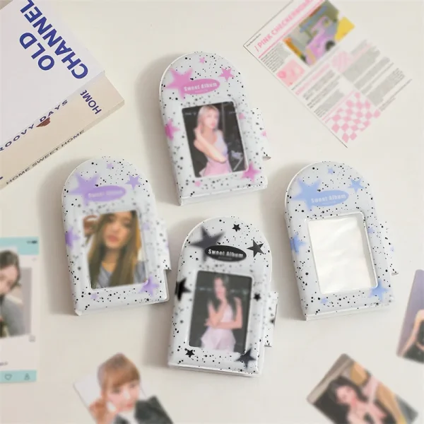 40 Pockets 3 Inch Photo Album INS Korean Version Of Girl Inkjet Star Photocard Holder Mini Instax Collection Book binder Albums 4