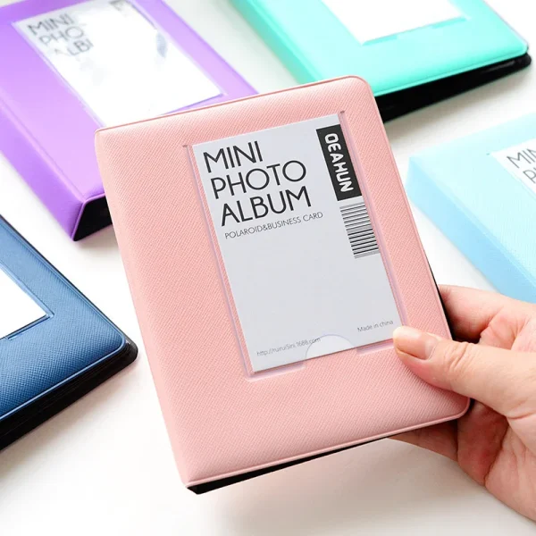 64Pockets Mini Instant Photo Album Picture Case for Fujifilm Instax Mini Film 7s 8 25 50s 90 instax mini album 4