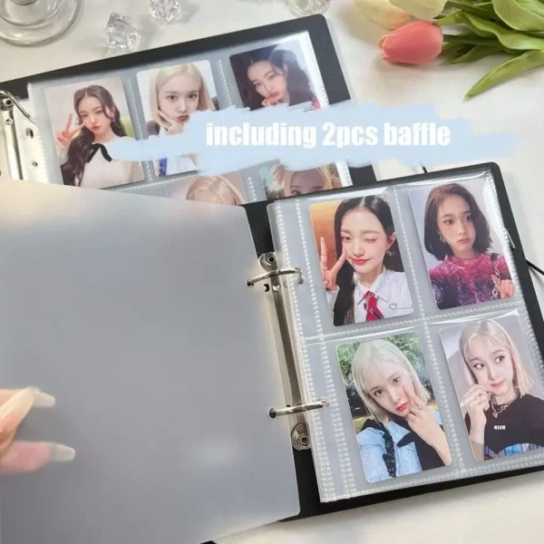 A5 Macaron Color Hollow Album New PP Photocard Binder Photo Collect Photo Folder Card Storage Album Storage Stationery 2