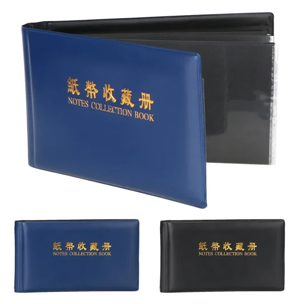 For Collector Gifts Creative Collection Pockets Protective Bag Money Banknote 30 Pages Paper Money Collection Album 2